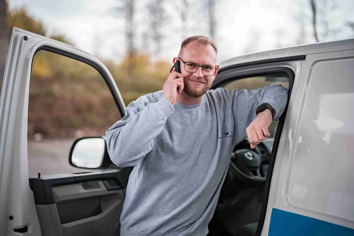 Inhaber Markus Ludwig bei der Arbeit